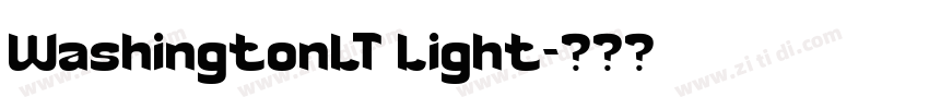 WashingtonLT Light字体转换
